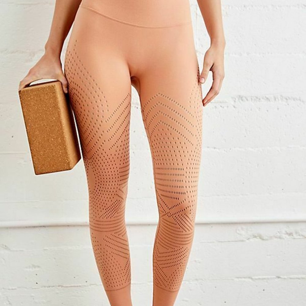 Free People Movement Self-Hem Ecology Leggings L - Picture 2 of 6